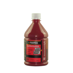 Краска для кожи мебельная №5 (малиновый) РАНГА 500 г